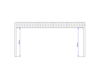 Kábel el. špirála 1.5m - 6m, 3x1,5mm², biely, PUR