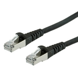 S/FTP (PiMF) Patchkábel LSOH 5m cat.6, čierny, Cu§§