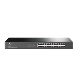 Switch 10/100, 24port,19'', kovový