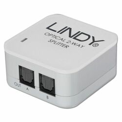 Audio distribútor/splitter Toslink (SPDIF) 1IN/2OUT (DTS, DB, 192kHz)