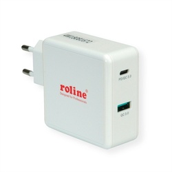 Nabíjačka 230V USB, 2 Ports, 1x QC3.0 + 1x C (PD), 49.5W