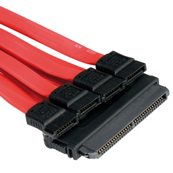 Kábel SAS interný 4x,SATA. 50cm, tienený 3.0 Gbit/s