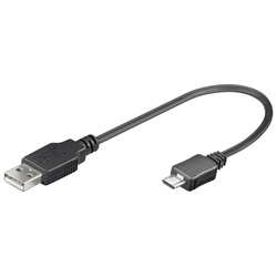 Kábel USB micro nabíjací 0.10m