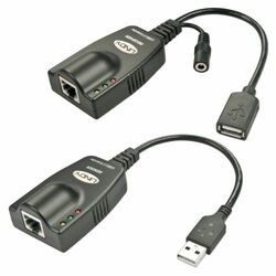 Predĺženie USB 2.0 cez cat.5e (do 100m) Lite