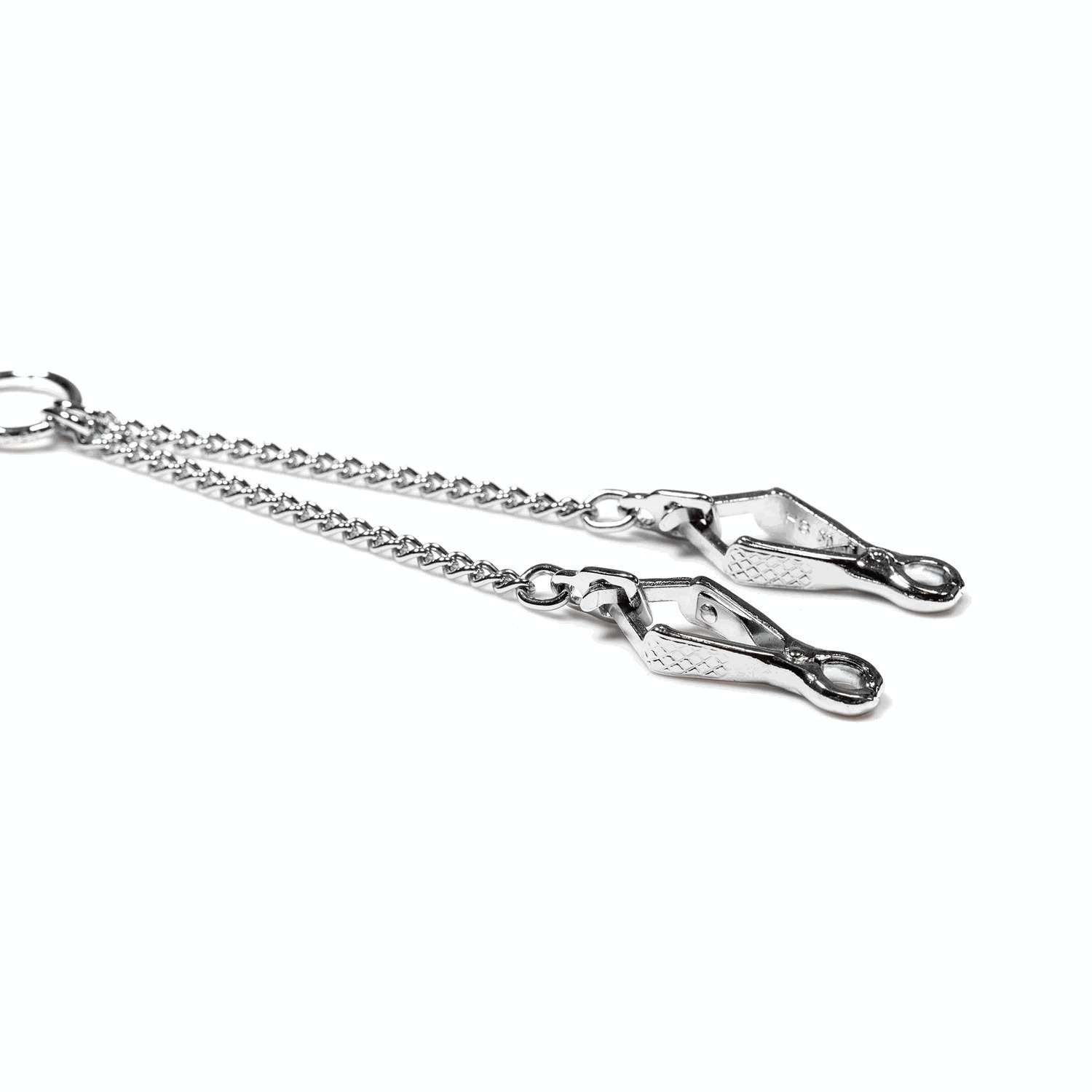 HS Sprenger | Spojovacia reťiazka, 38cm/1.5mm, pre 2 psov, štipcové karabíny, chrómovaná oceľ