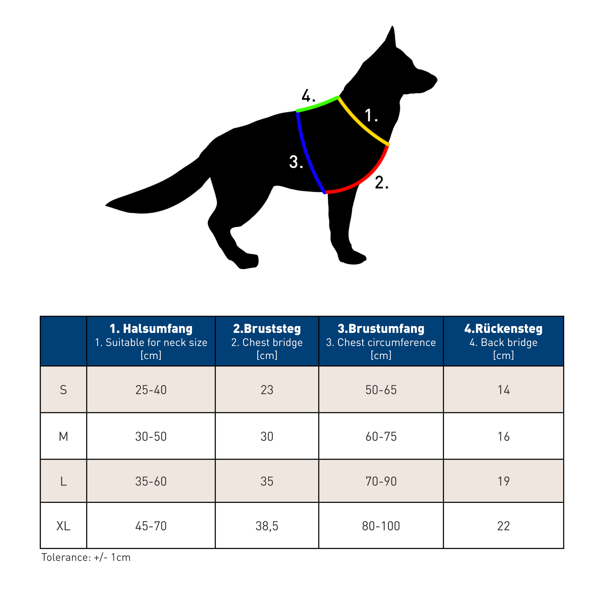 HS Y-Postroj na voľný čas, reflexný, M, 60-75cm, nylon+neoprén, oranžový