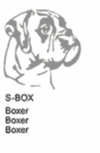 Výcviková kapsička na pamlsky na pás, potlač boxer