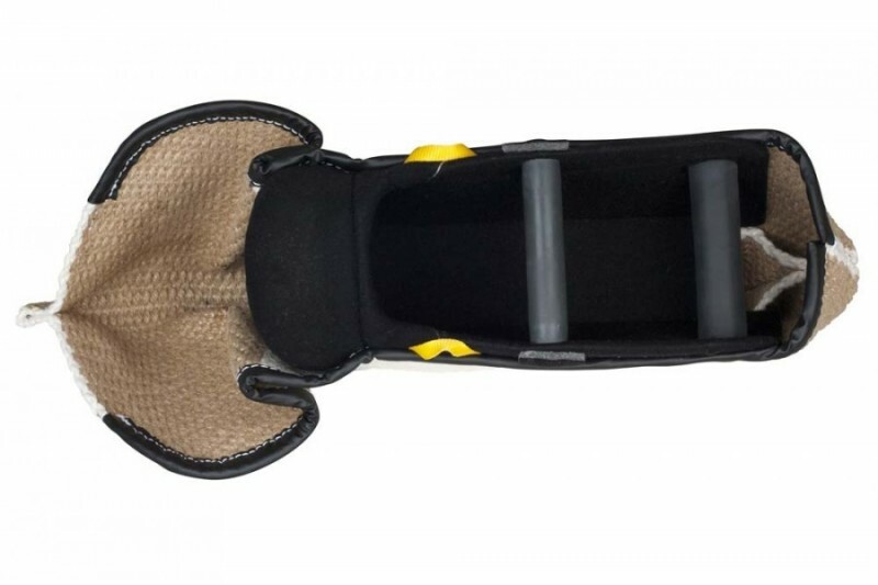 Rukáv FOX, 2 rúčky, mäkký, skrátený, juta 3G, biely