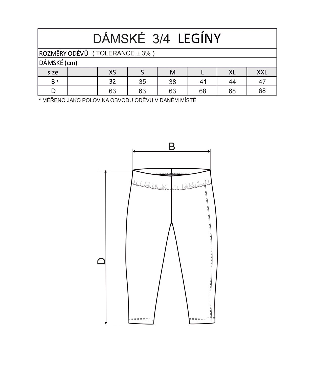 Dámske funkčné 3/4 legíny, čierna+červená, XL