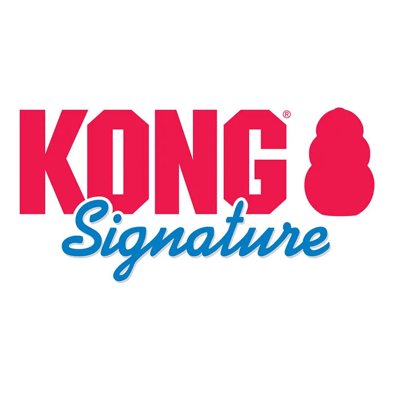 Hračka Kong Dog Signature Preťahovadlo s lanom, pískacie, polyester, červená, M