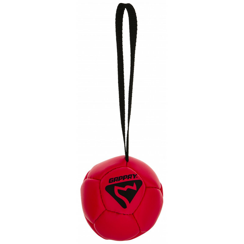 GAPPAY Lopta "futbalová" s priemerom 8cm, s uškom, ekokoža, rôzne farby