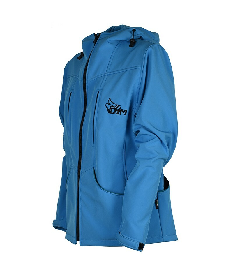 D4M | Vetrovka CONVEY s kapucňou, softshell, čierna XL