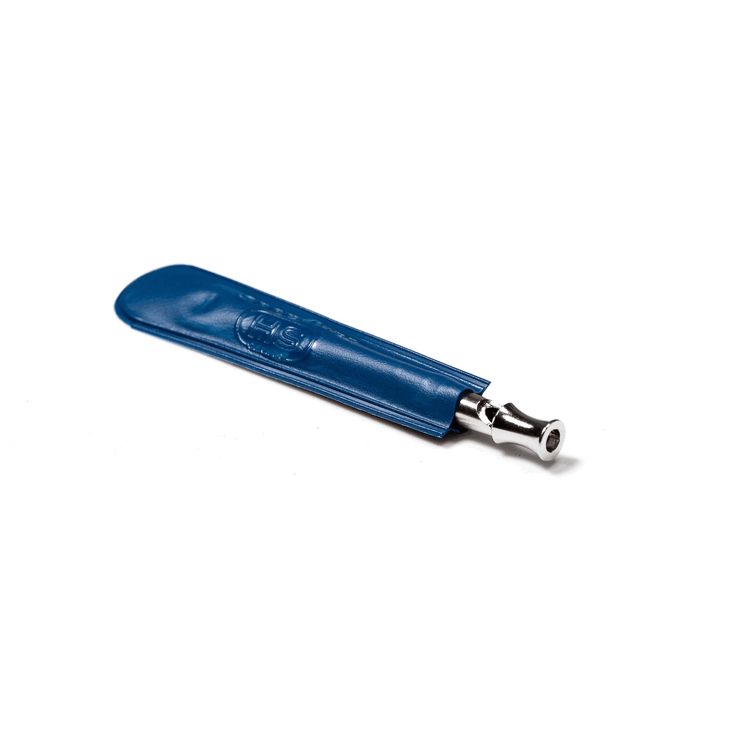 HS Píšťalka tréninogvá, 75mm, s púzdrom, poniklovaná mosadz