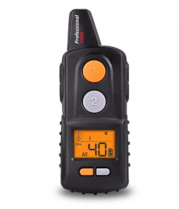 Elektronický výcvikový obojok d-control professional 1000 mini, čierny