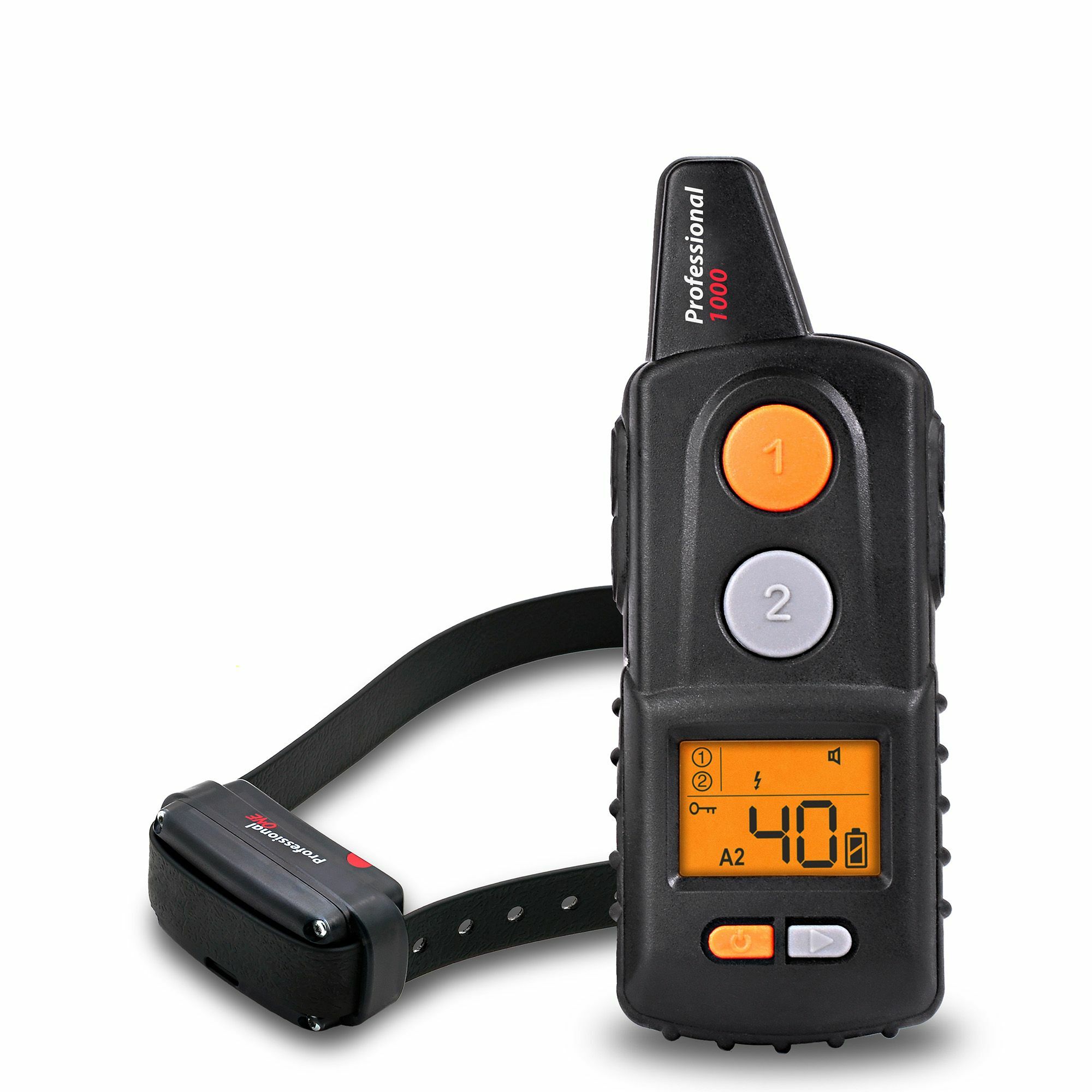 Elektronický obojok professional 1000 ONE, 1.5cm/ max 70cm, čierny