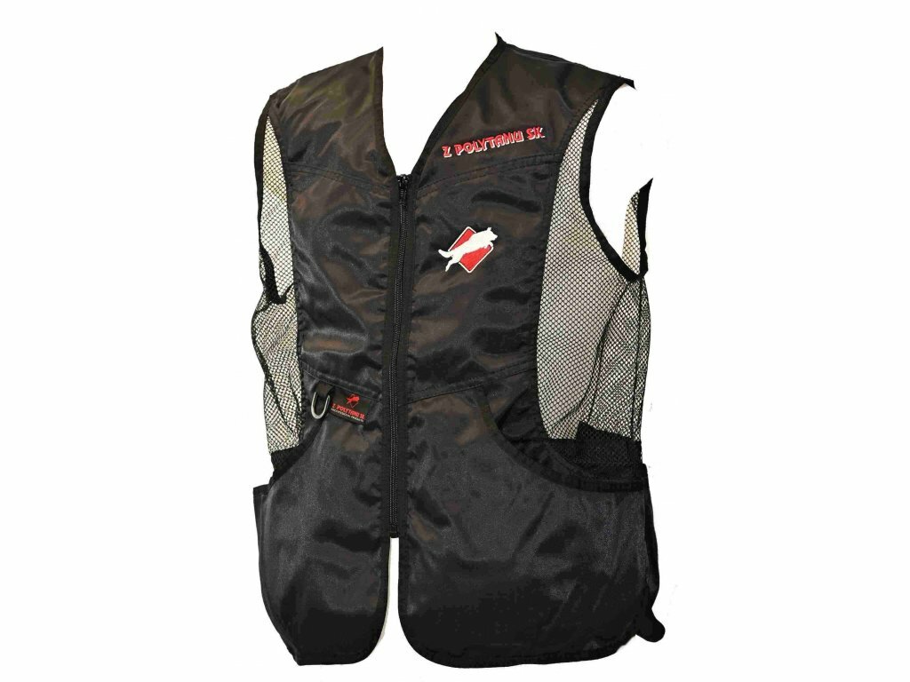 Vesta FASHION bez kapucne, sieťová, ľahká, čierna XL