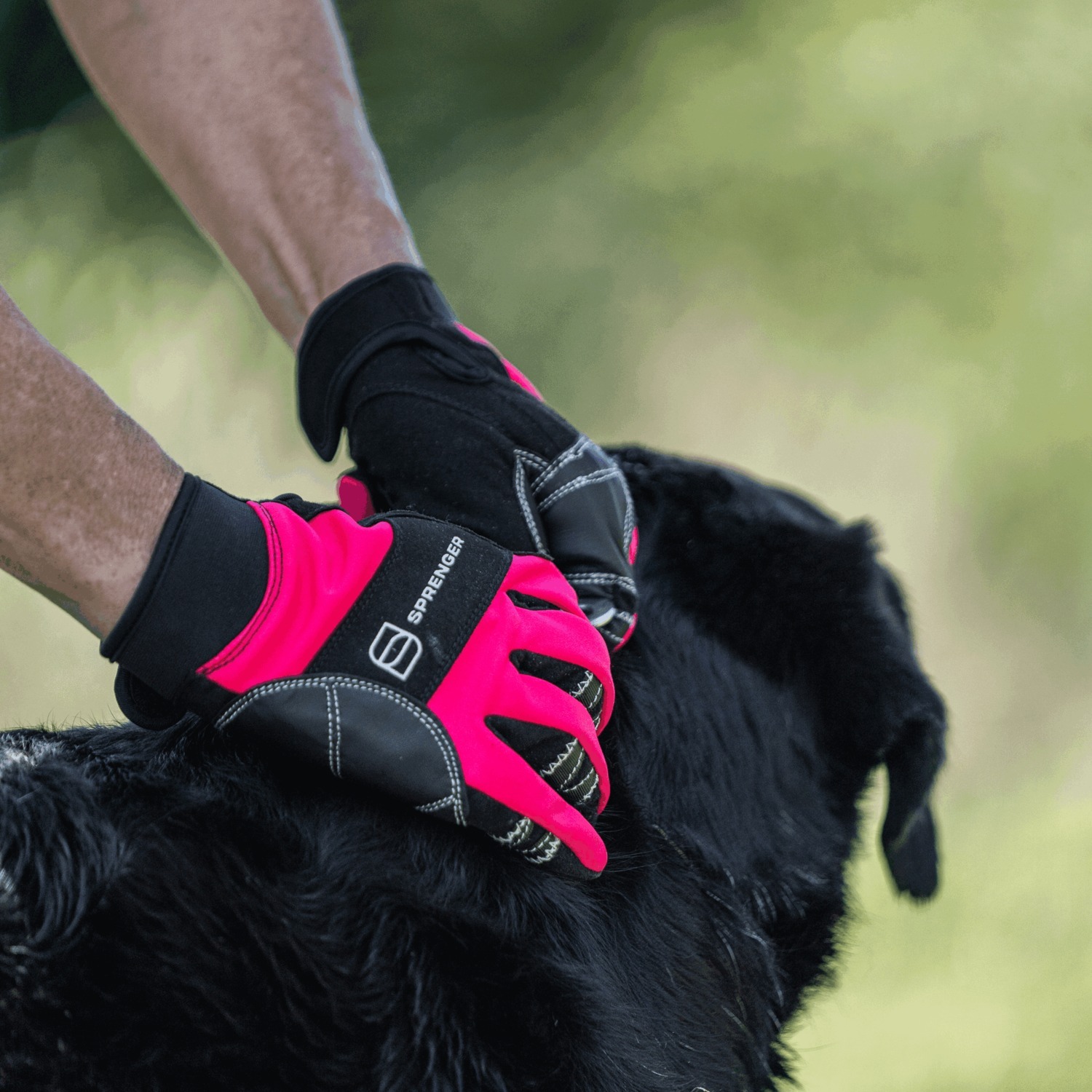 HS Sprenger | Rukavice FLEXGRIP COMFORT, celé uzavreté, touch funkcia na končekoch palca a ukázováka, ružové XS