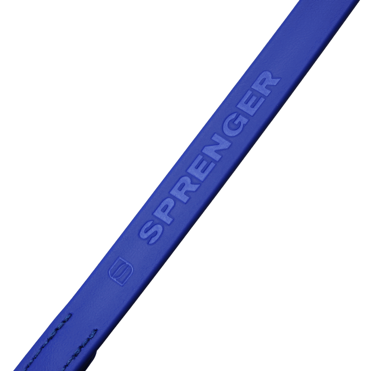 Vodítko SHORT BIOTHANE s uškom, 19mm/30cm, nerezová karabína, modré