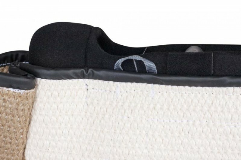 Rukáv FOX, 2 rúčky, tvrdý, skrátený, juta 3G, biely