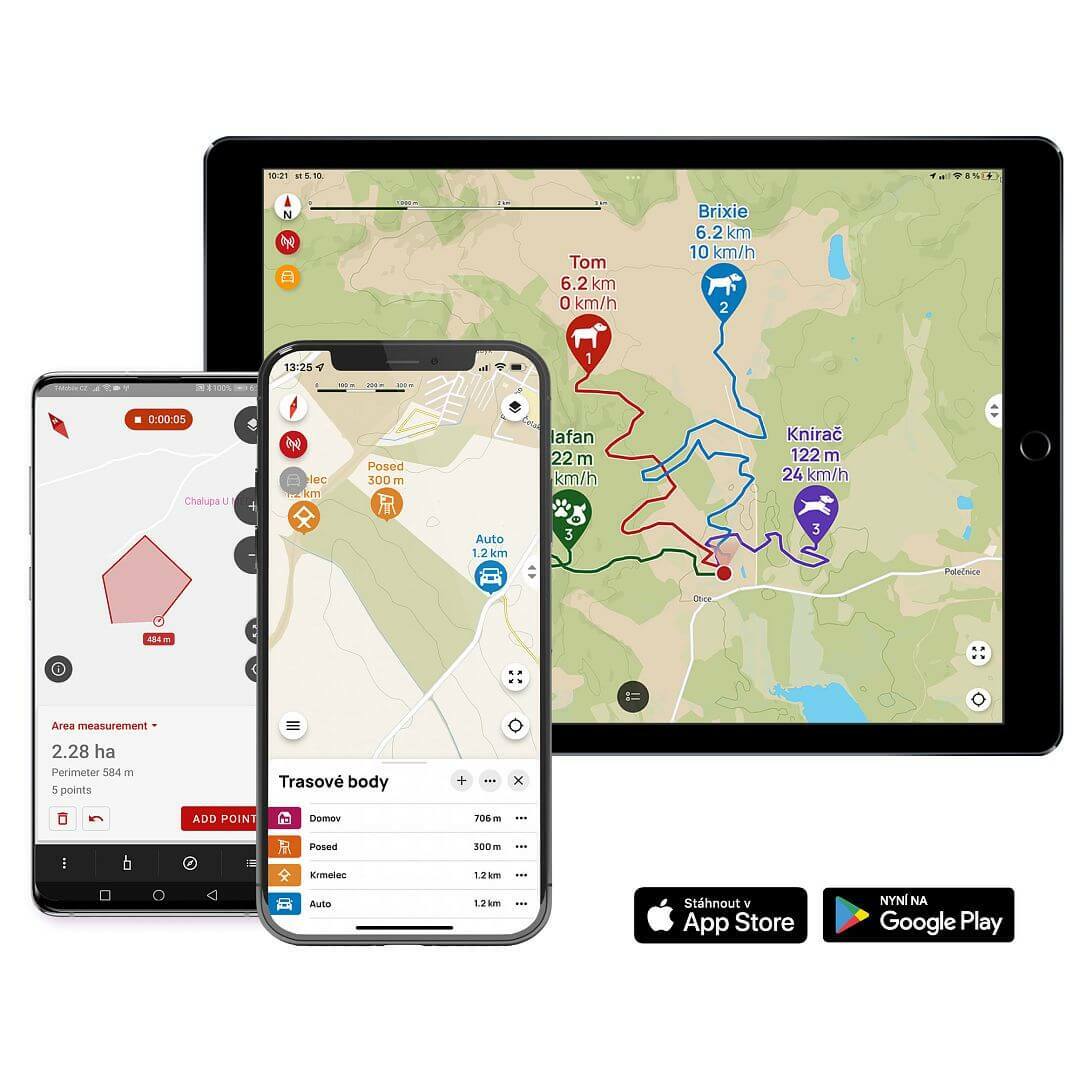 Vyhľadávacie a výcvikové zariadenie pre psov DOG GPS X30TB, so zvukovým lokátorom,dosah 20km,13 psov