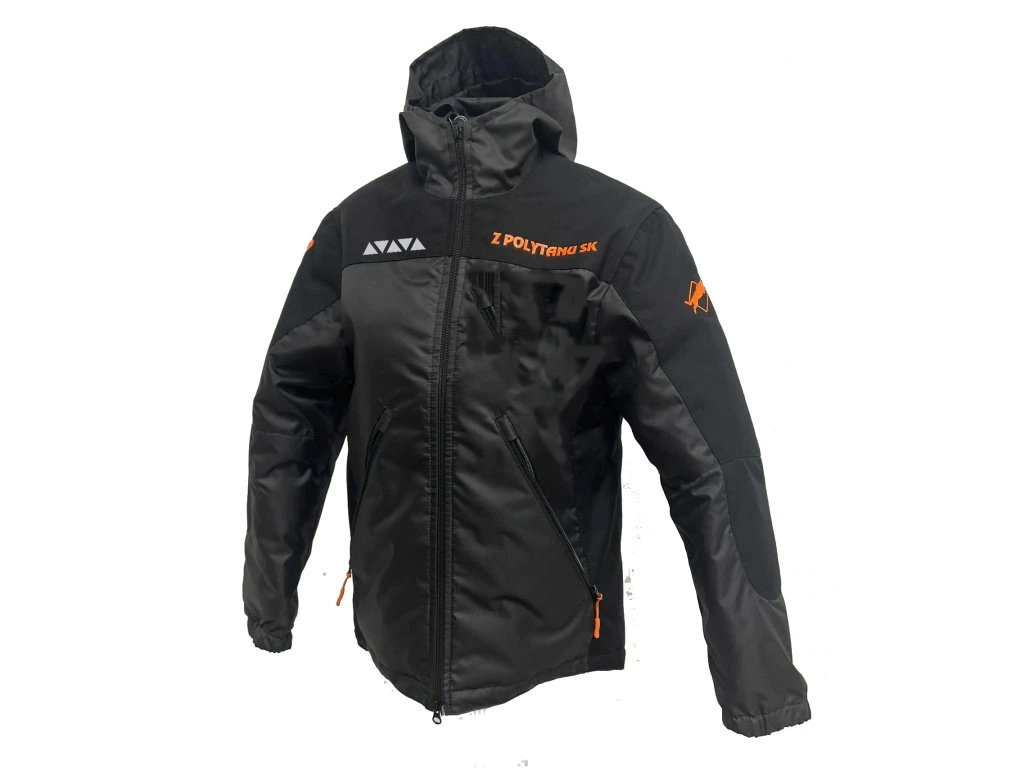 Vetrovka ORCAN WINTER PROs kapucňou, zateplená, čierna, S