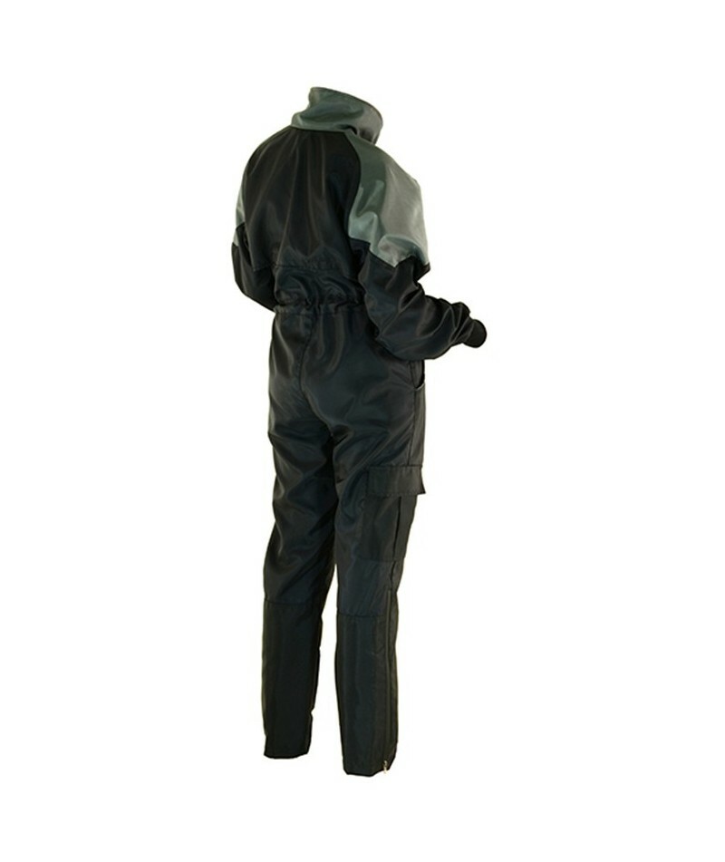 D4M | Overal treningový, nepremokavý, unisex, čierna+sivá S