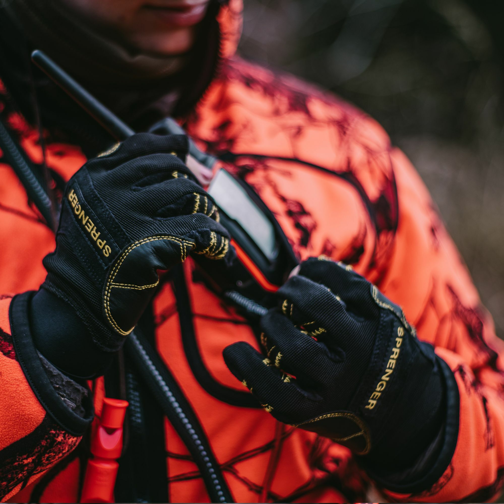 HS Rukavice FLEXGRIP EXPERT, palec a ukazovák bez špičiek, čierne XXL