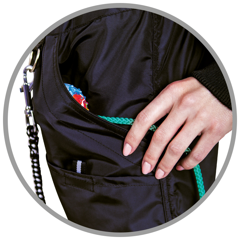 Overal ALEX nepremokavý, čierny S