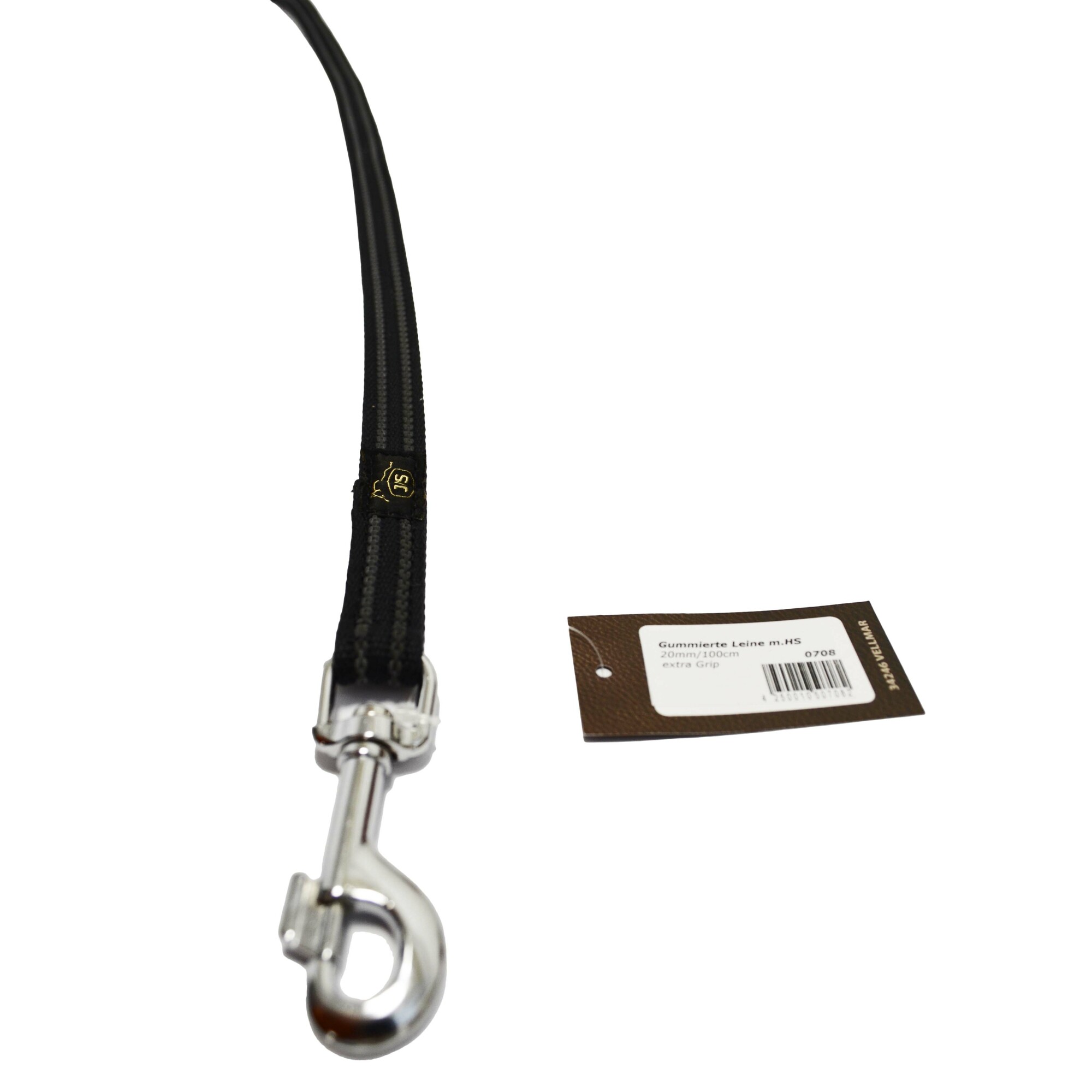 Vodítko na poslušnosť, s uškom, 20mm/100cm, extra GRIPP, pogumované