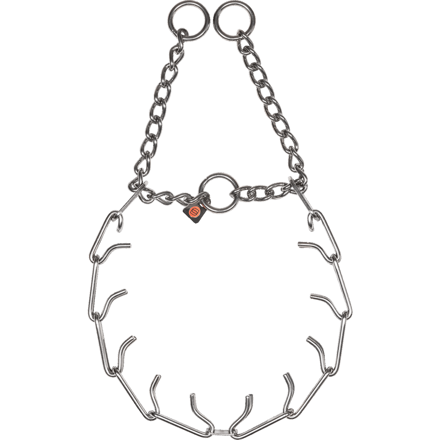 HS Obojok ostnatý ULTRA-PLUS Easy on, 2.25mm/44cm, so sťahovacou retiazkou, nerezová oceľ