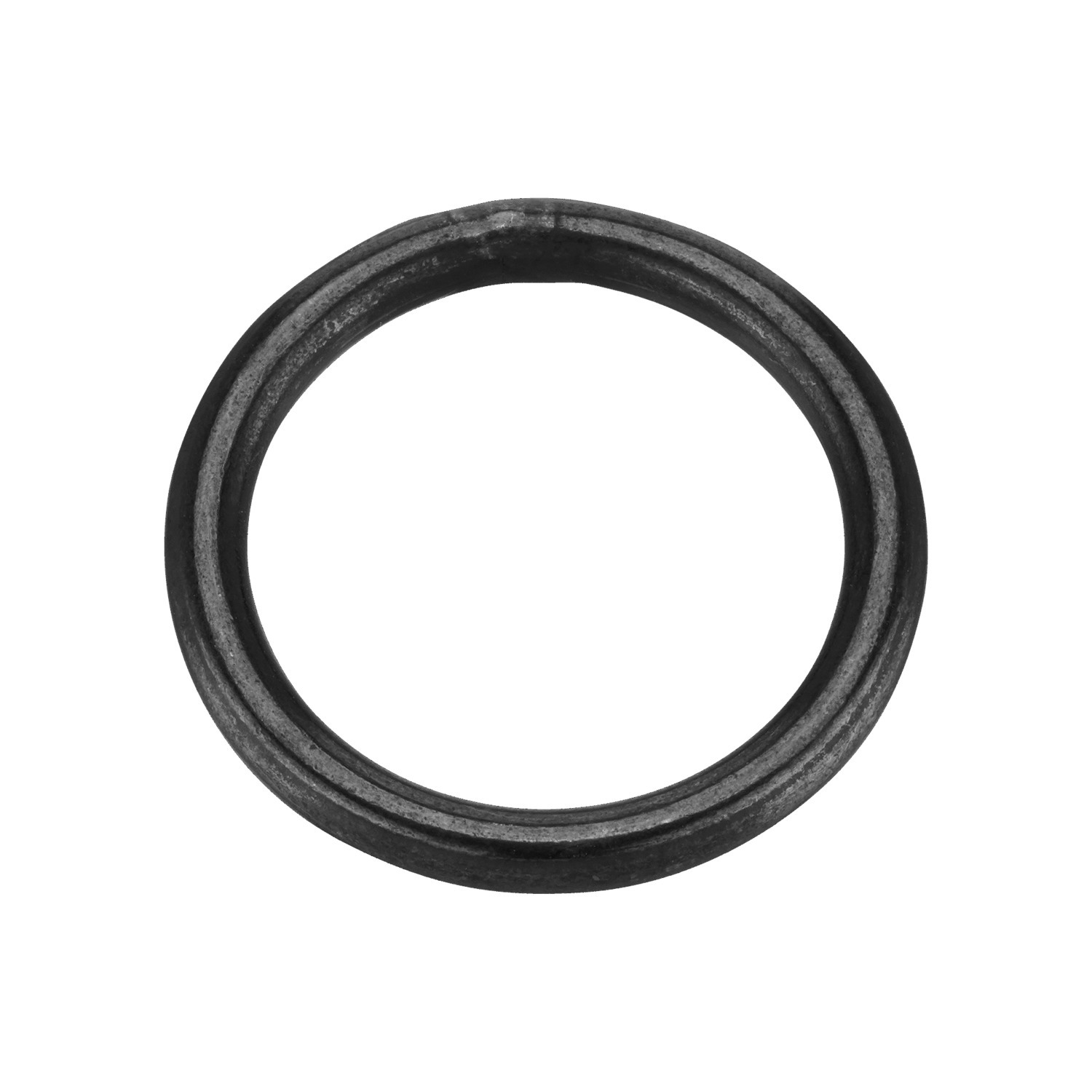 HS Krúžok zváraný, 4mm/30mm, nerezová oceľ, čierny