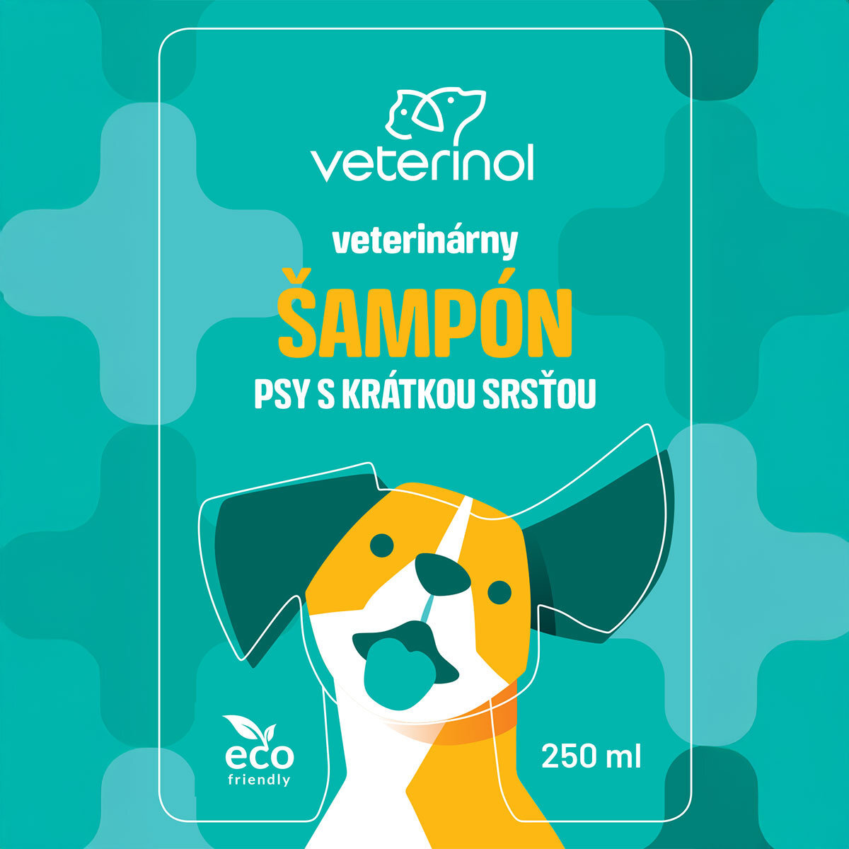 VETERINOL šampón pre psy s krátkou srsťou 250ml