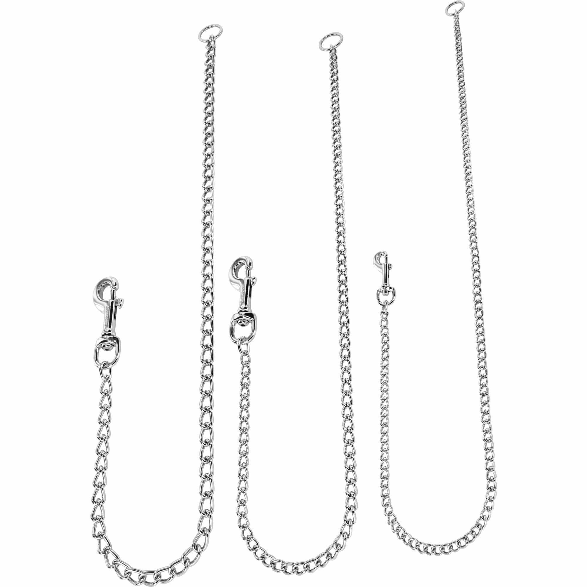 HS Retiazka bez uška, 80cm/2mm, okrúhle malé oko, chrómovaná oceľ