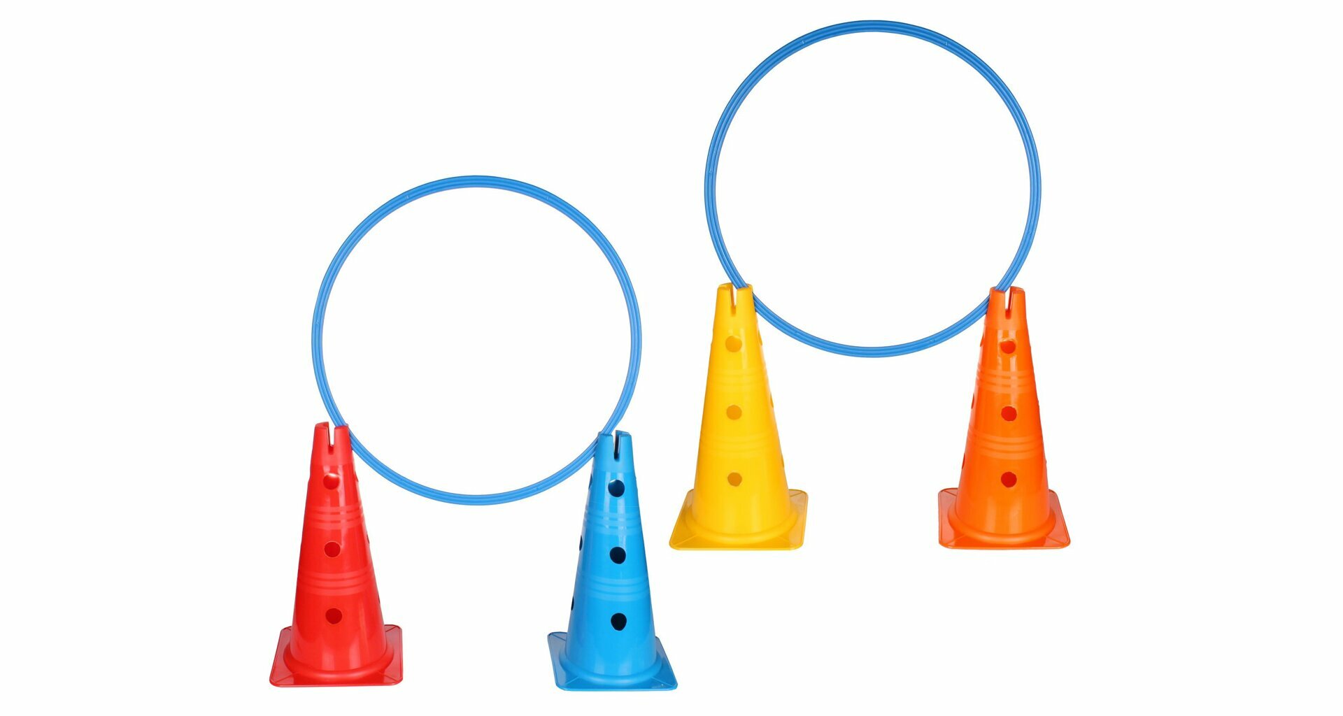 Kužeľ VARIO s otvormi, s výškou 46cm, plast, zelený