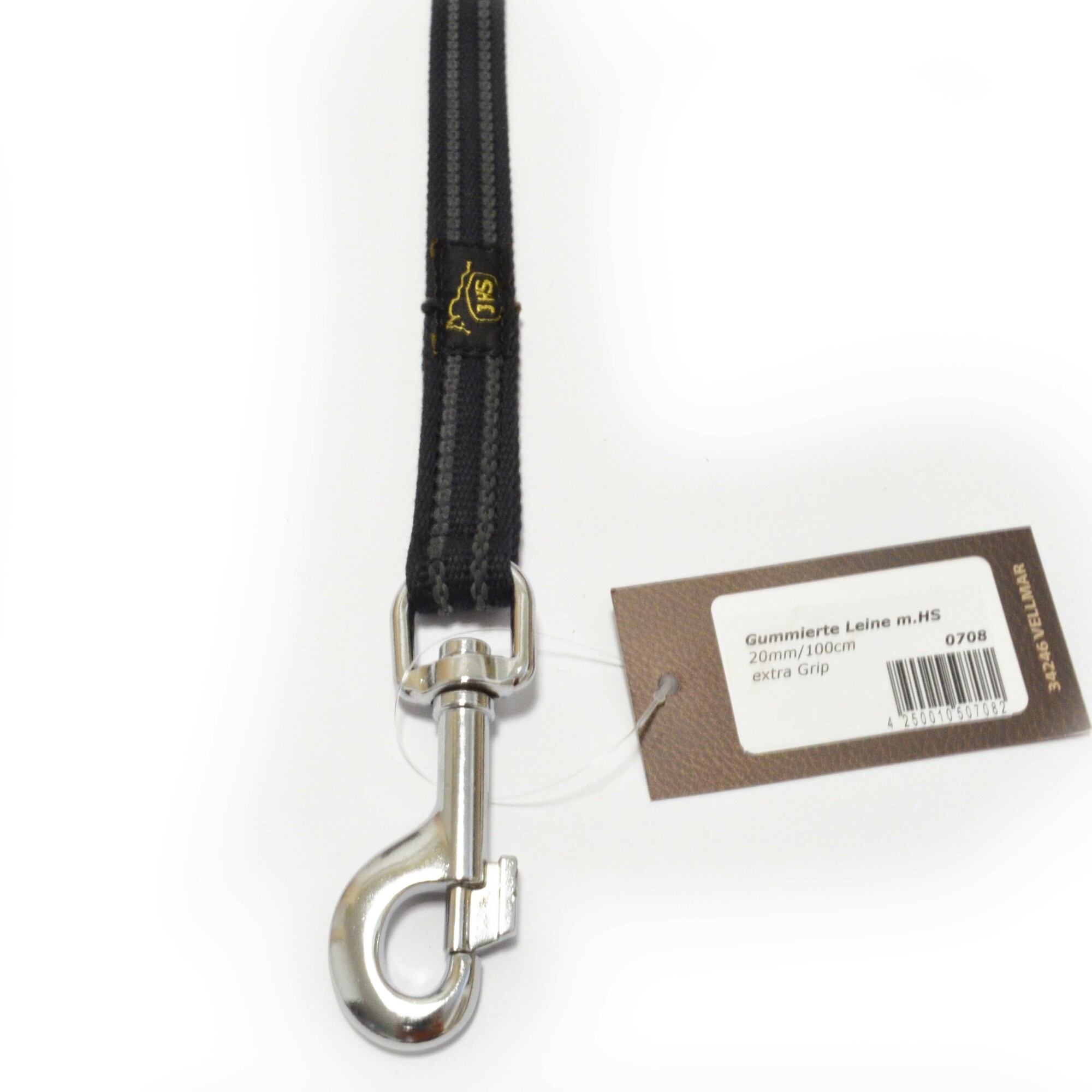 Vodítko na poslušnosť, s uškom, 20mm/100cm, extra GRIPP, pogumované