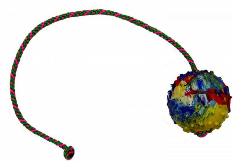 GAPPAY Lopta s priemerom 7 cm, plná so šnúrkou 50 cm