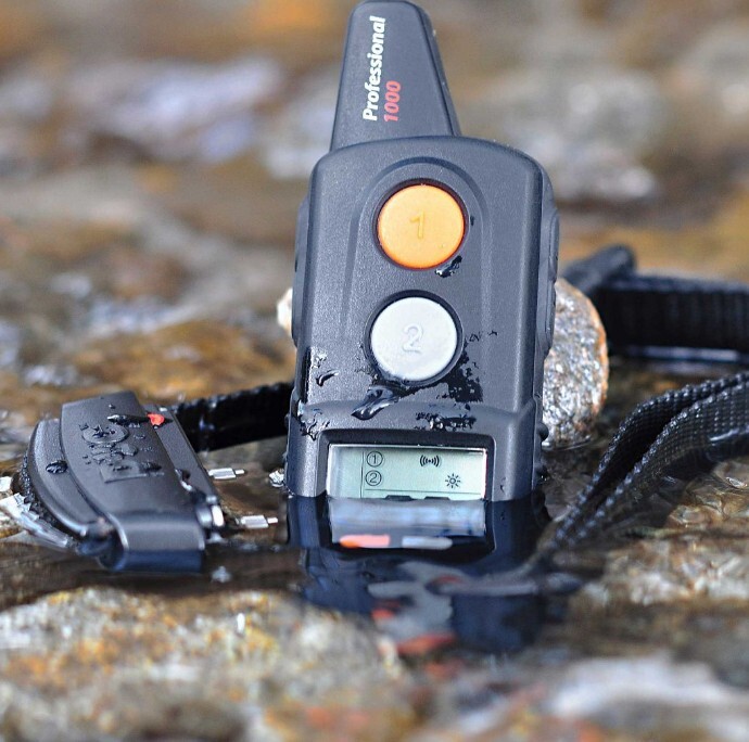 Elektronický výcvikový obojok d-control professional 1000 mini, čierny