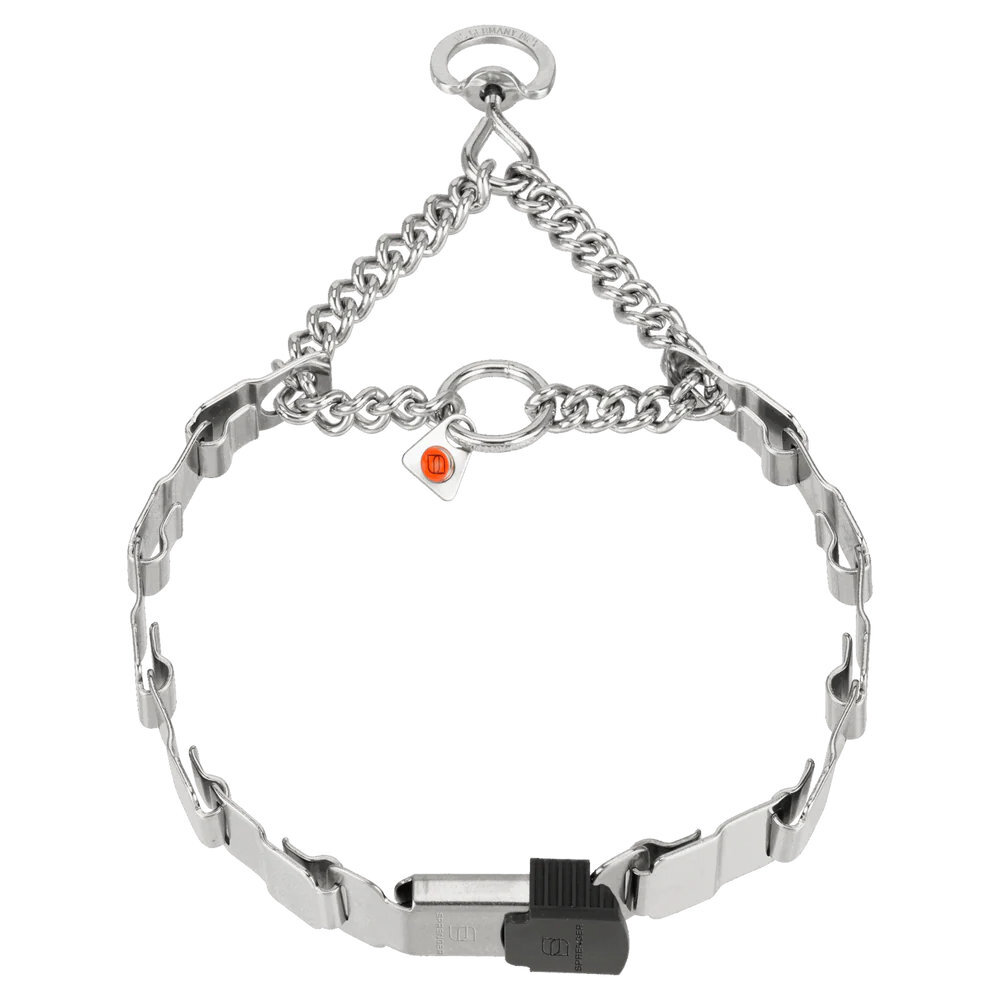 HS Sprenger | Obojok sťahovací Neck-Tech Fun 2cm/50cm, obmedzovač, karabína, obratlík, nerezová oceľ