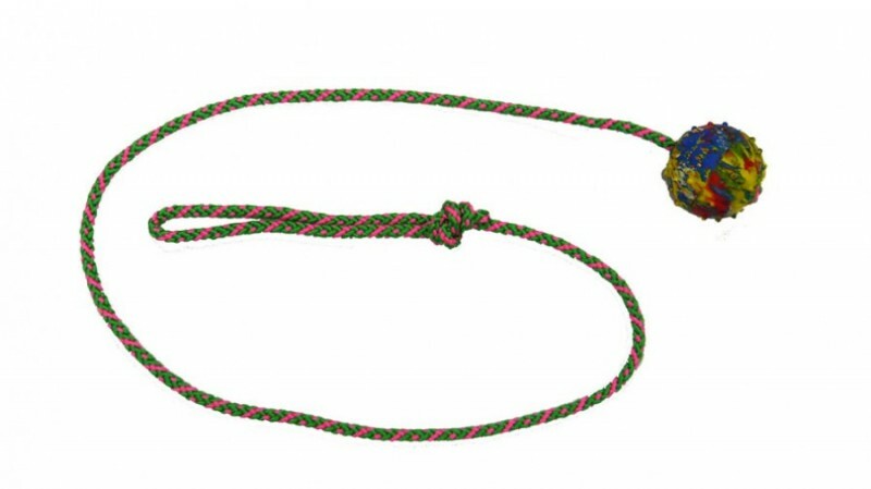 Lopta Gappay s priemerom 5cm, plná so šnúrkou 100cm