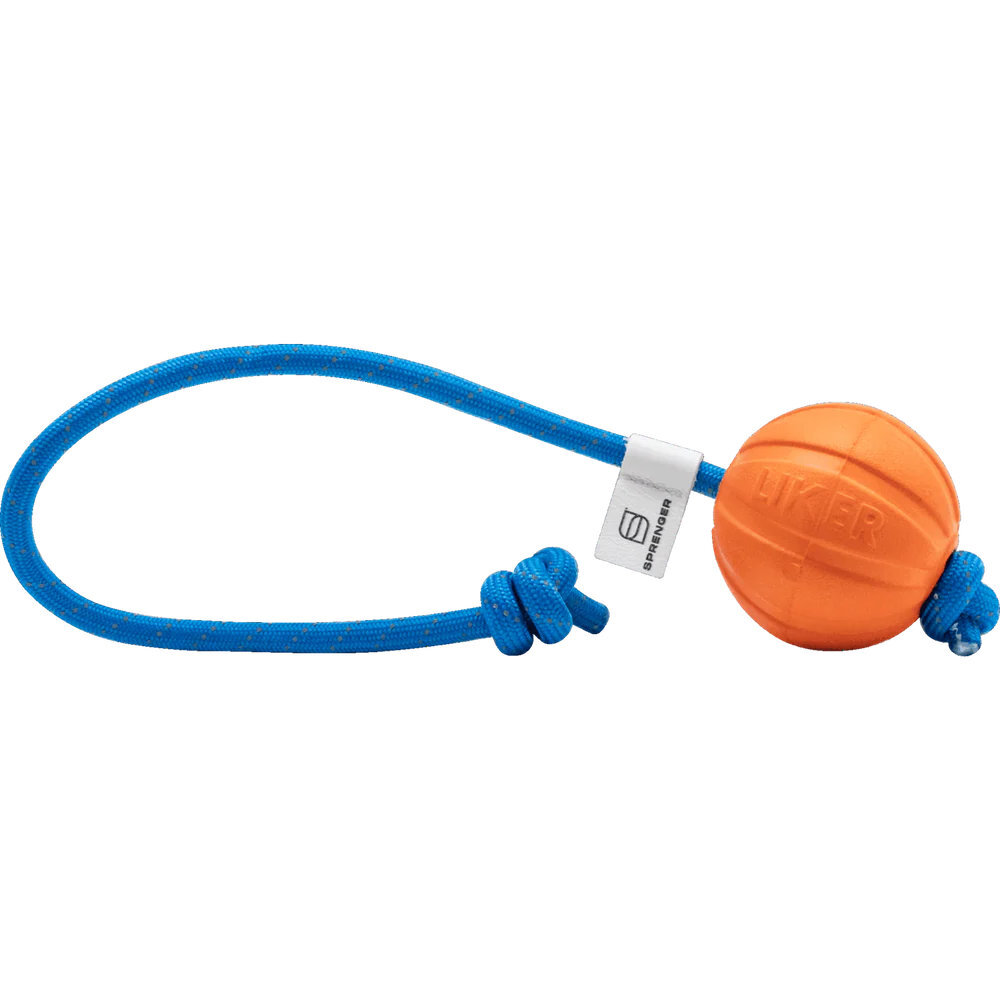 HS Sprenger | Lopta plávajúca, S - 5cm, so šnúrkou, netoxický polymér, oranžová