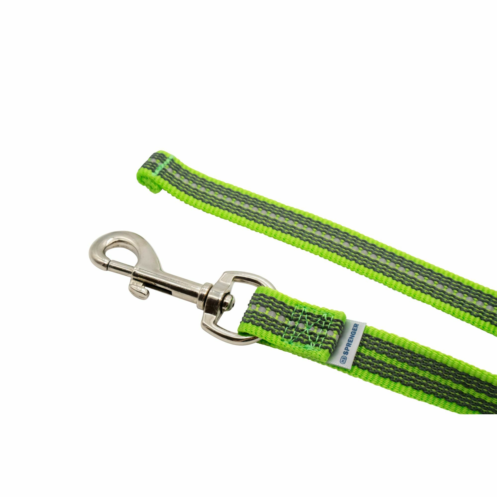 HS Vodítko pogumované bez uška, 19mm/100cm, zelené