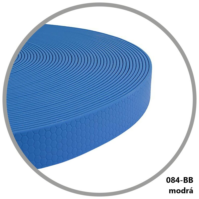 Obojok HEXA, 2.5cm/46-61cm, vodeodolný, modrá