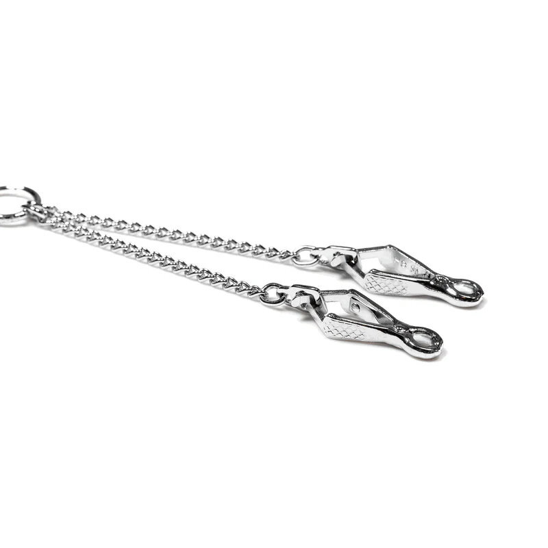 HS Sprenger | Spojovacia reťiazka, 38cm/1.5mm, pre 2 psov, štipcové karabíny, chrómovaná oceľ