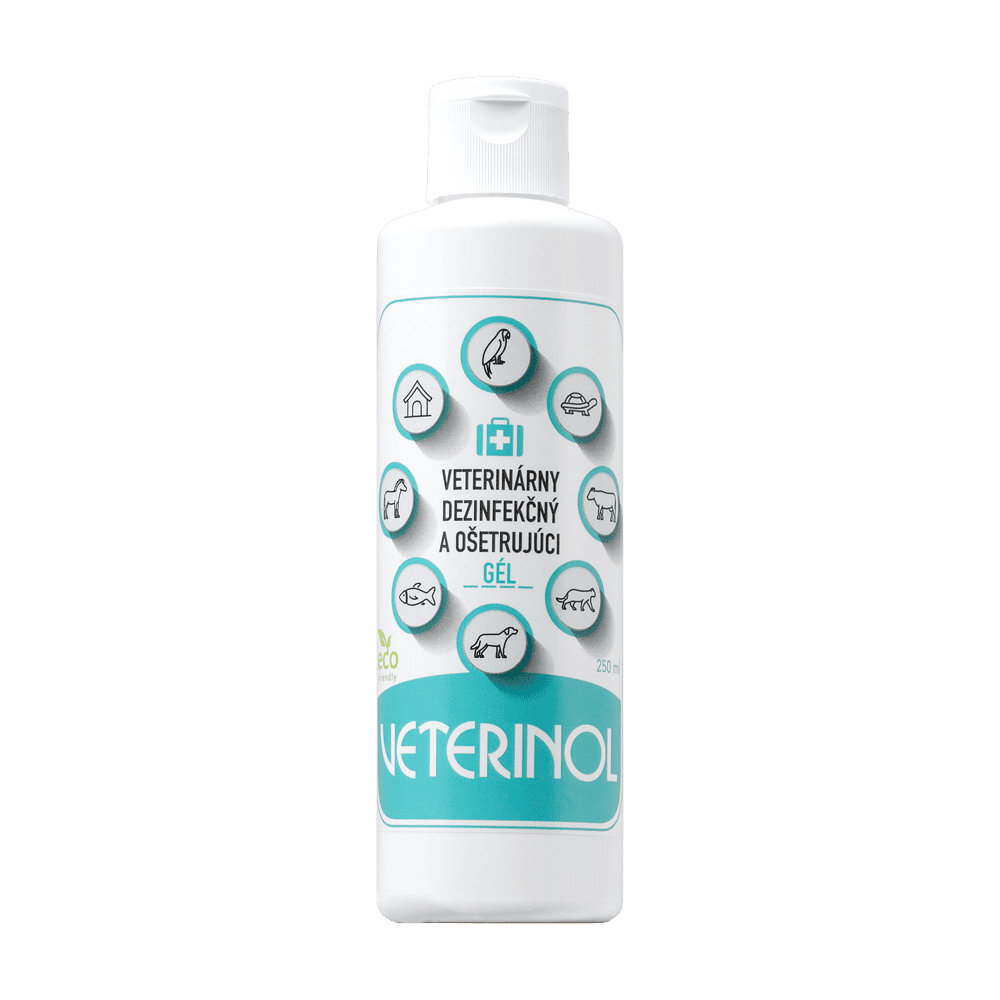 VETERINOL dezinfekčný gél 250 ml