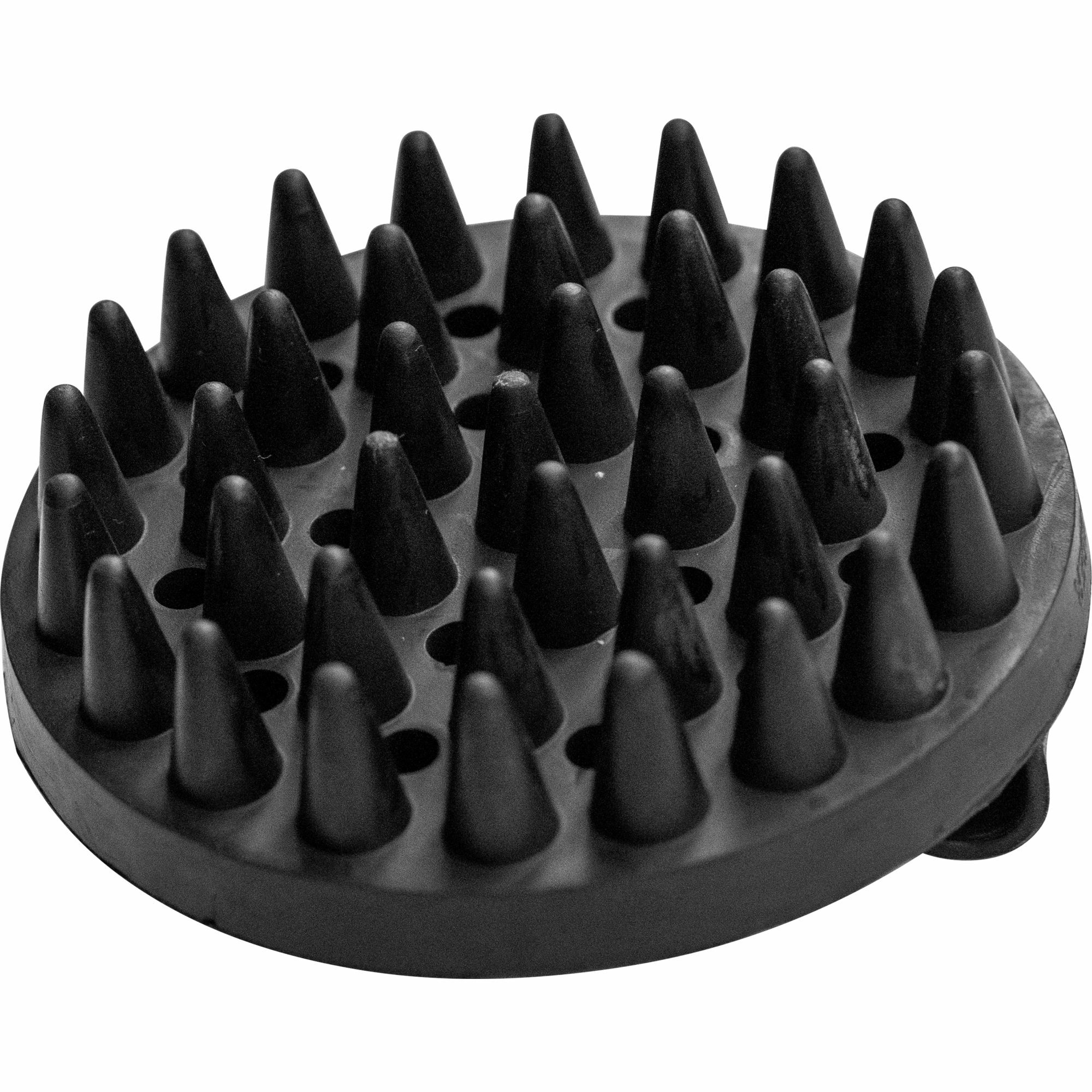 HS Kari hrebeň oválny - gumený, čierny, 150x100mm