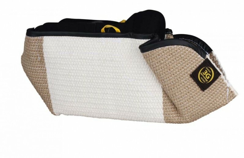 Rukáv FOX, 2 rúčky, mäkký, skrátený, juta 3G, biely