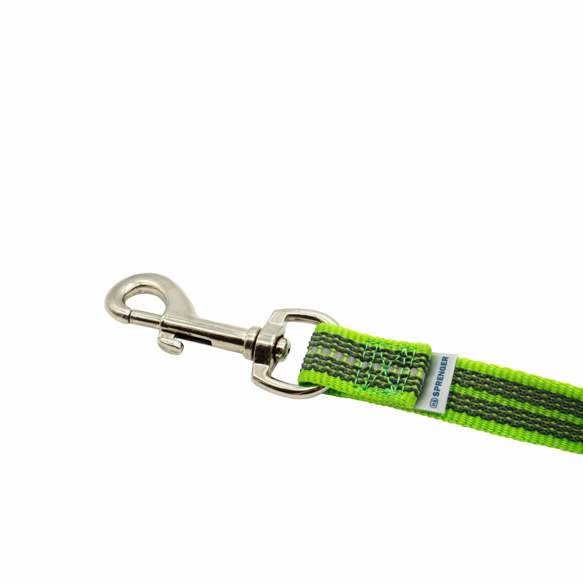 HS Vodítko pogumované s uškom, 19mm/200cm, zelené