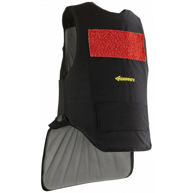 Vesta vytĺkacia s odnímateľnou spodnou zásterou, nastaviteľná