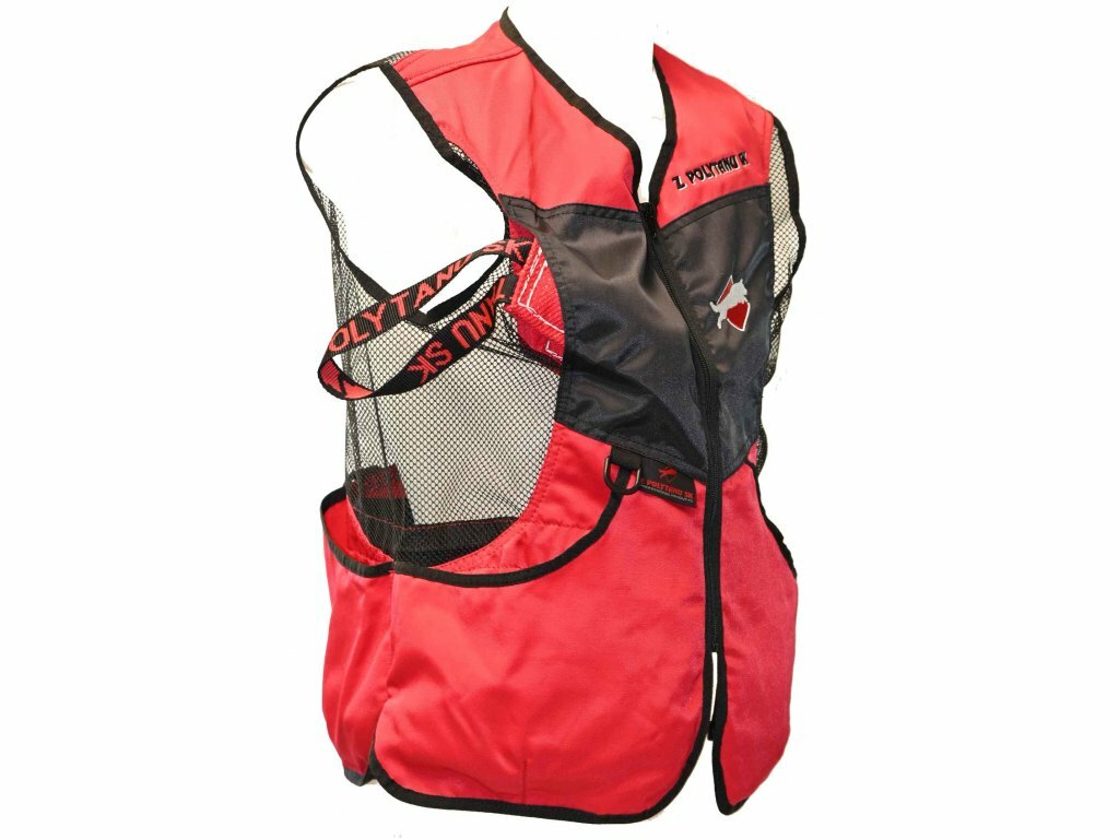 Vesta FASHION bez kapucne, sieťová, ľahká, červená M