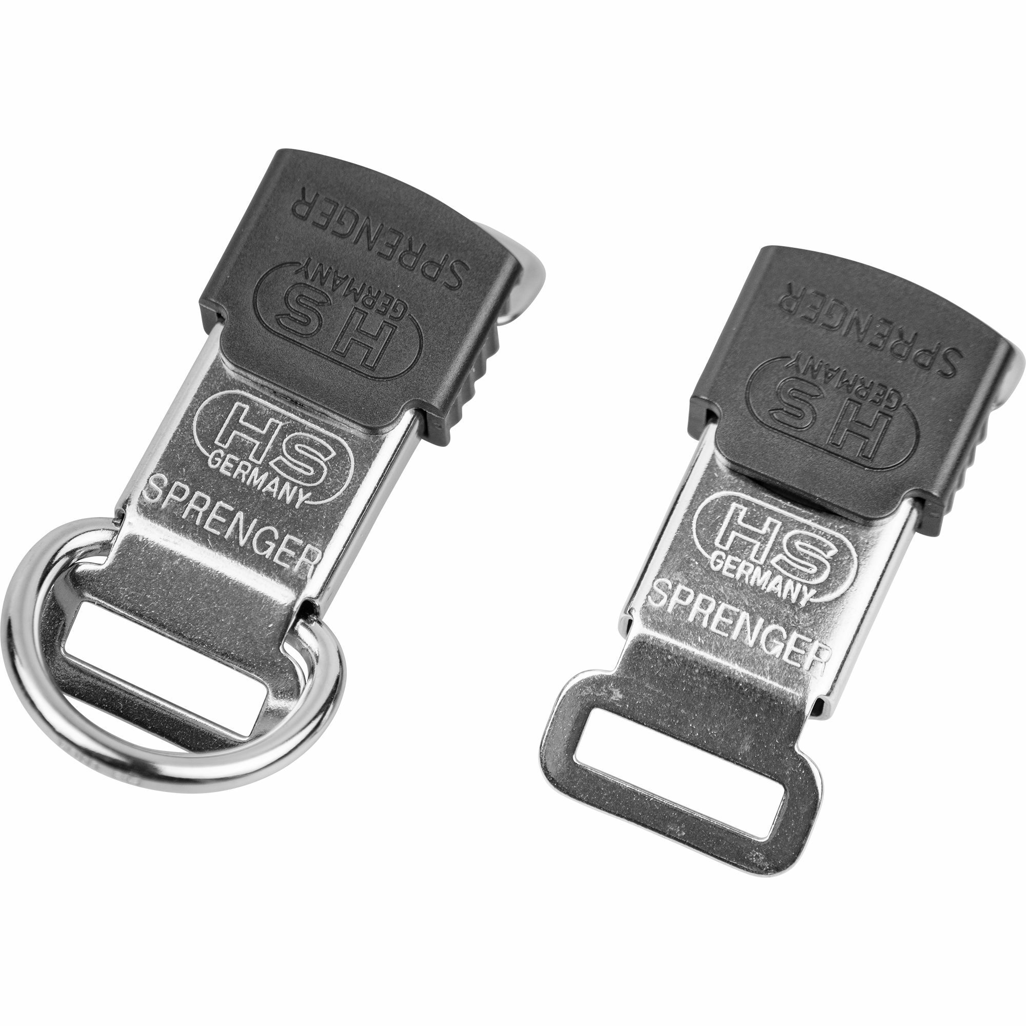 HS Náhradná bezpečnostná spona na zapínanie ClicLock s D-krúžkom, 65mm, nerezová oceľ